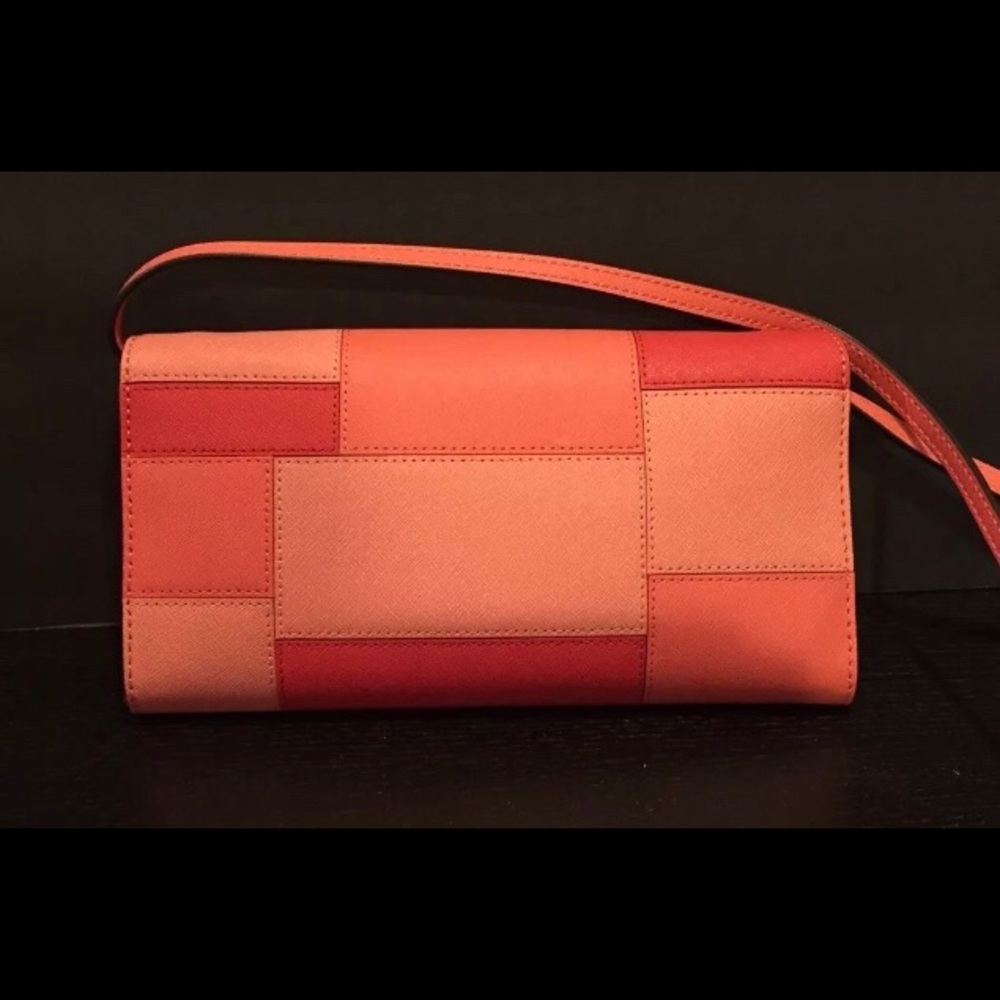 Michael kors Cynthia large clutch grapefruit $218 - Picture 5 of 8